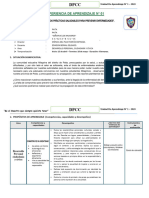 Experiencia de Aprendizaje Sobre La Prevención de Enfermedades