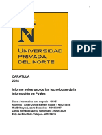 Informe Sobre Tecnologías de La Información Aplicadas A PYMES