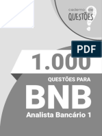 1000 Questões BNB Analista Bancário