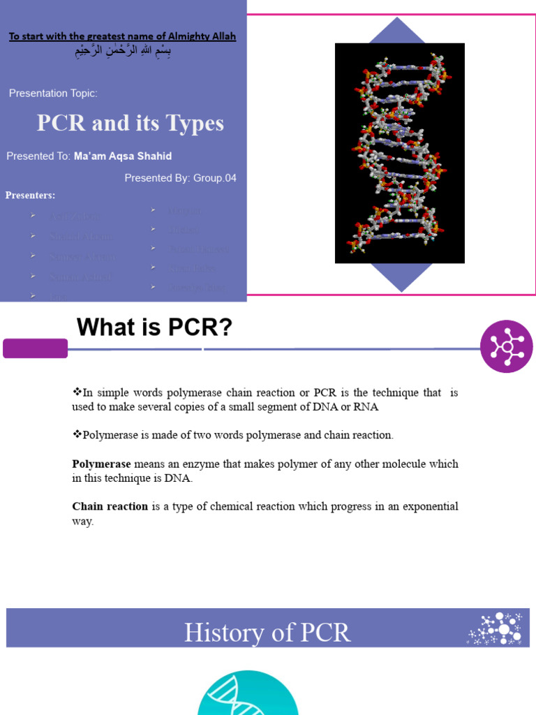 Understanding PCR and Its Types | PDF | Polymerase Chain Reaction ...