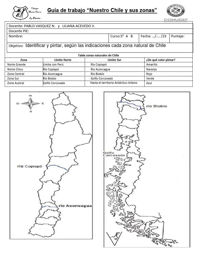 Zonas Naturales de Chile: Guía Educativa | PDF | Chile | Ciencias de la ...