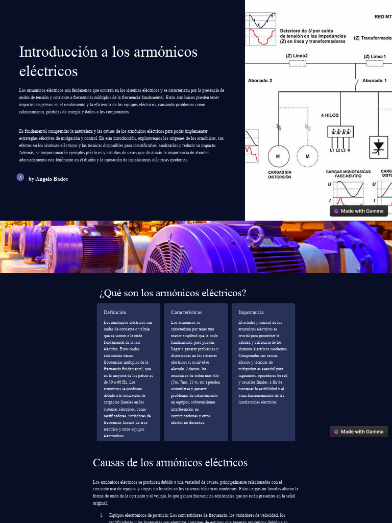 Introduccion A Los Armonicos Electricos Descargar gratis PDF
