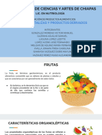 Unidad 1. Frutas, Hortalizas y Productos Derivados