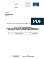 CEP dossier requirements update in 1 may 2024