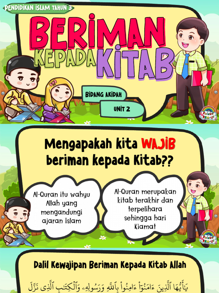 Nota - Beriman Kepada Kitab THN3 | PDF