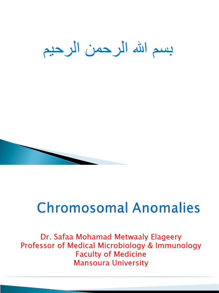 4 Chromosomal Anomalies Pdf Ploidy Chromosome