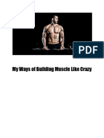 My Ways of Building Muscle Like Crazy