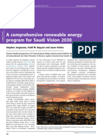 Acomprehensive Renewable Energy Program For Saudi Vision 2030