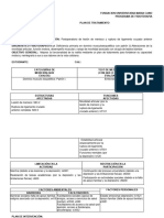 FORMATO PLAN DE Tratamiento