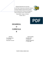 Desarrollo Curricular Unidad I