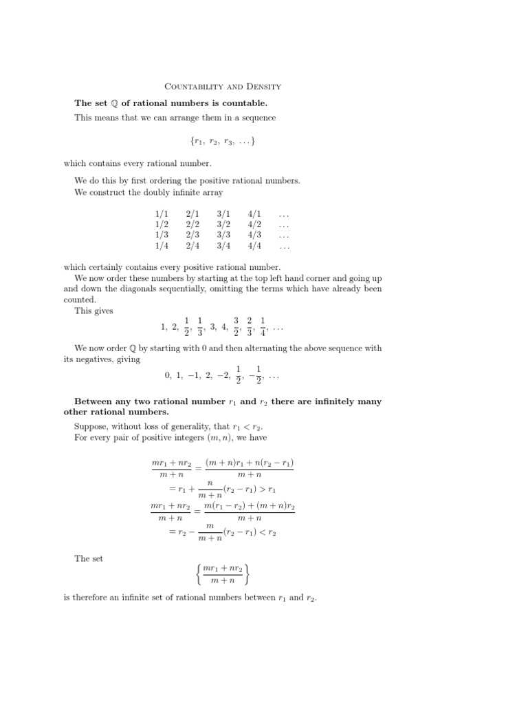 Count Ability and Density | PDF