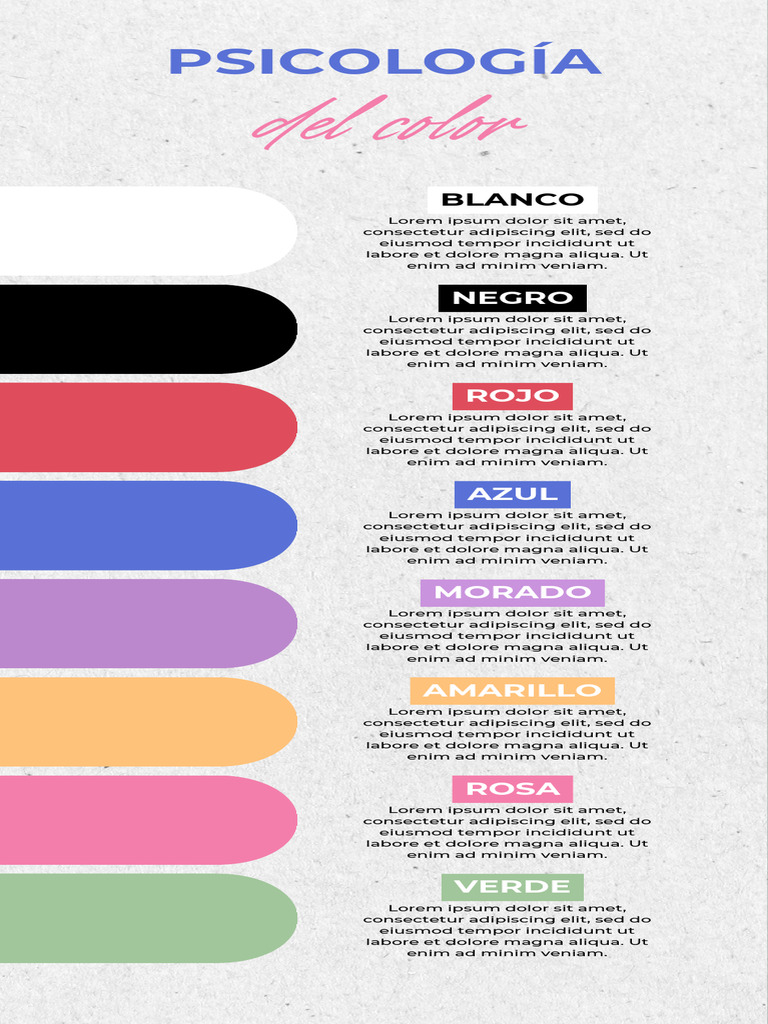 Infografía Psicología Del Color Moderno Colorido - 20240414 - 184224 ...