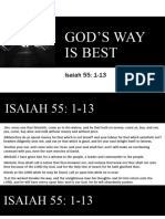 God’s Way IS bEST