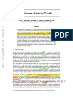 Deep Subspace Clustering Networks