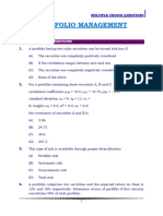 Portfolio MCQ'S