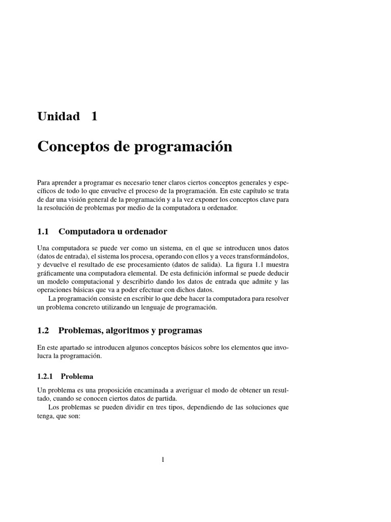 Conceptos Básicos de Programación | PDF | Compilador | Lenguaje de ...