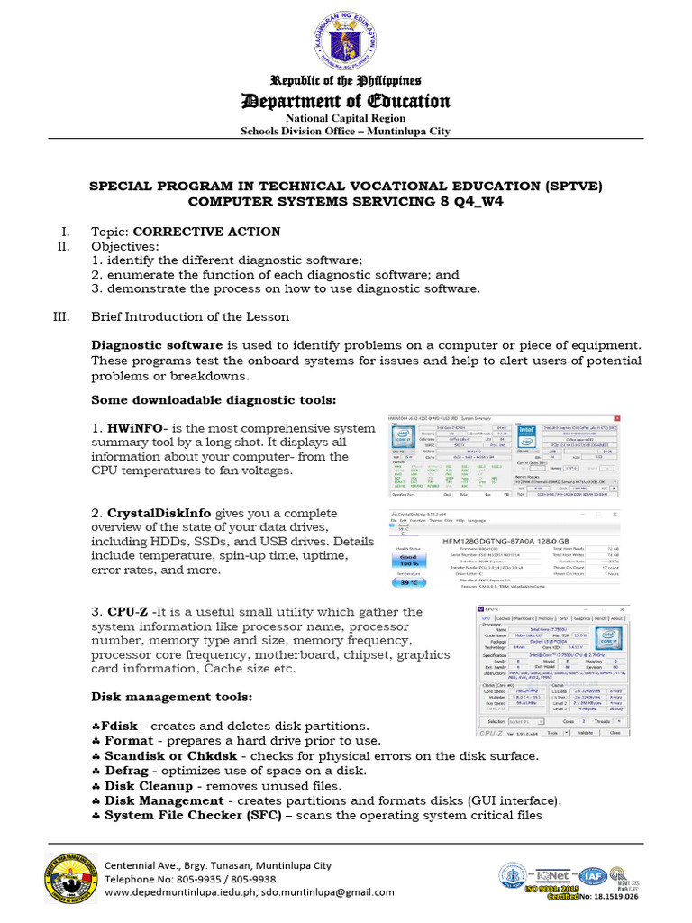 Diagnostic Software for Computer Repair | PDF | Hard Disk Drive ...