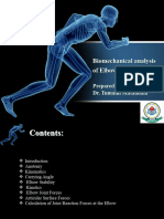 Biomechanics of the Elbow Joint