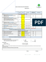 Safety Performance Report by Contractor