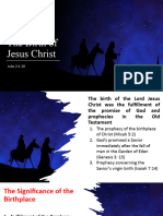 The Birth of Jesus Christ