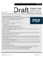 Visitor Visa Application Form