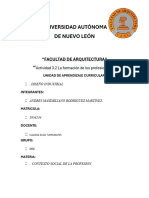 Actividad 3.2 La Formación de Los Profesionales