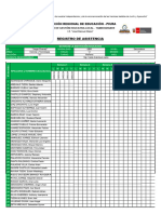 Registro de Asistencia 1° 2°