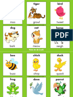 Animal Sounds Flashcards Download FREE Printable - Backup