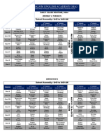 Main Class Routine