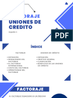 Factoraje y Uniones de Credito
