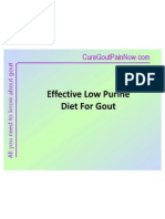 Effective Low Purine Diet For Gout