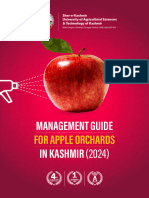 Apple Spray Schedule 2024 SKUAST Kashmir