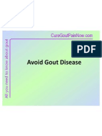 Avoid Gout Disease