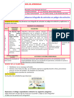 COM . LEEMOS INFOGRAFIA DE ANIMALES EN PELIGRO DE EXTINCIÓN