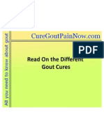 Read On The Different Gout Cures