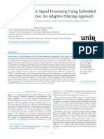 Electromiographic Signal Processing Using Embedded Artificial Intelligence: An Adaptive Filtering Approach