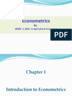 1 Econometrics