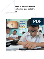4 Cifras Sobre La Alfabetización en América Latina Que Quizá Te Sorprendan