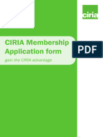 CIRIA Membership Application Form (2023)