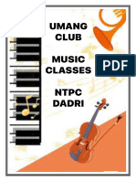 Umang Club Music Classes