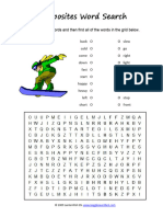 Opposite Word Search 1