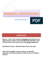 Pertemuan Iii - Mineral Dan Batuan