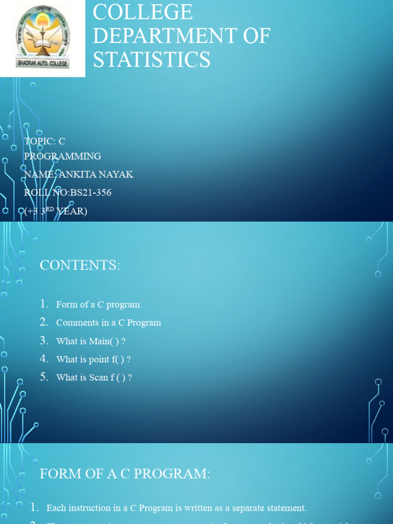 C Programming by Ankita | PDF | Computer Engineering | Programming ...