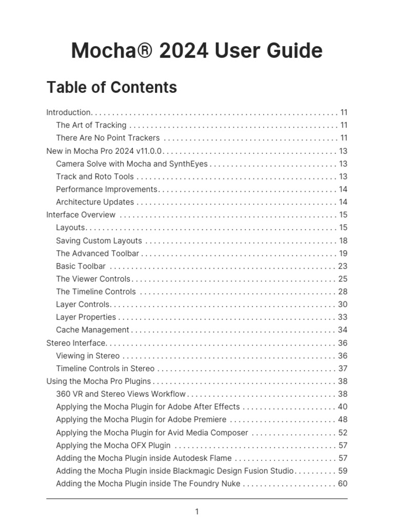 Mocha Pro User Guide PDF 3 D Computer Graphics Graphical User