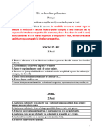 FISA de Dezvoltare Psihomotrica 2-3 Ani