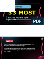 33 most repeated PYQs