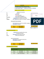 Hoja de Cálculo de Escalera