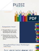 K.D. 3.7 Megidentifikasi Unsur Pembangun Teks Puisi.