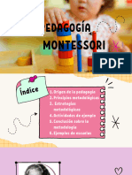 PEDAGOGÍA Montessori