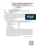 Nota Dinas Hasil Tinjauan Lapangan Bendungan Lolak TTE